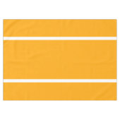 Helle, moderne, goldgelbe, weiße Farbstreifen Tischdecke (Vorderseite (Horizontal))