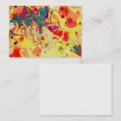 Helle moderne künstlerische Geschäftskarten Visitenkarte (Vorne/Hinten)