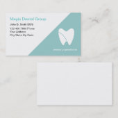 Helle, moderne New Dentis Business Cards Visitenkarte (Vorne/Hinten)