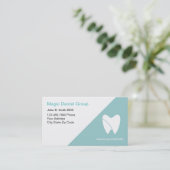 Helle, moderne New Dentis Business Cards Visitenkarte (Stehend Vorderseite)