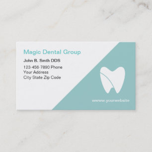 Helle, moderne New Dentis Business Cards Visitenkarte