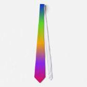 Helle moderne Regenbogen-Ombre-Stil Krawatte (Vorderseite)
