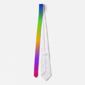 Helle moderne Regenbogen-Ombre-Stil Krawatte (Rückseite)
