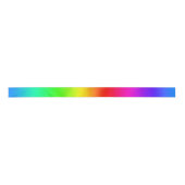 Helle, moderne Regenbogenfarben Satinband (Vorderseite)
