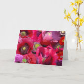 Helle Mohnblume  Karte (Gelbe Blume)