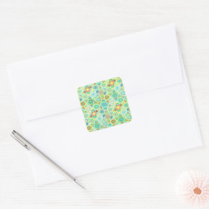 Helle Mosaikfliese Aufkleber