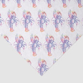 Helle Multicolor Hummer Seidenpapier (Ausschnitt)