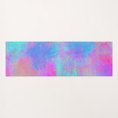 Helle Multicolor-Splash Yogamatte (Rückseite (Horizontal))