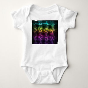 Helle Multicolor Vintage Abstrakte Kunst Baby Strampler