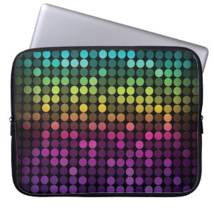 Helle Multicolor Vintage Abstrakte Kunst Laptopschutzhülle