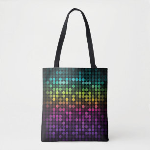 Helle Multicolor Vintage Abstrakte Kunst Tasche
