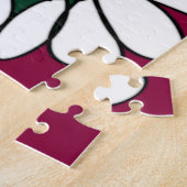 Helle, mutige, mehrfarbige Doodle Digital Art Puzzle (Seite)