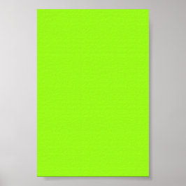 Helle Neon Chartreuse Gree Hintergrund auf einem P Poster