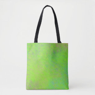 Helle Neon Green Moderne Marmorkunst Tasche