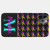 Helle Neon Laser Action Flourescent Case-Mate iPhone Hülle (Rückseite (Horizontal))