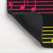 Helle Neon Notes - mousepad (Ecke)