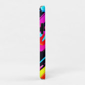 Helle Neon Splashes in Abstrakten Artwork Case-Mate iPhone Hülle (Hinten/Rechts)
