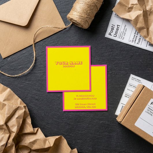 Helle Neonfarben Ohrring-Halter, Display-Karte.