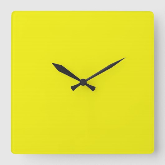 Helle Neongelbe Uhr (Vorderseite)