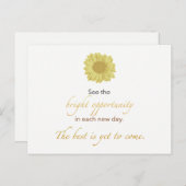 Helle New Day Postkarte (Vorne/Hinten)