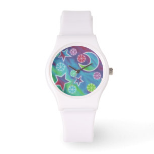 Helle Night Print Watch Armbanduhr