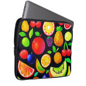 Helle Obstsammlung Laptopschutzhülle (Vorne Rechts)