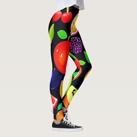 Helle Obstsammlung Leggings (Rechts)