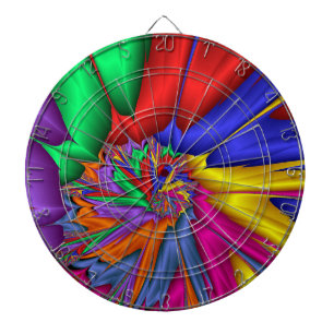 Helle One Fraktal Spiral Dart Board Dartscheibe