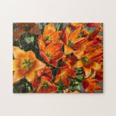 Helle Orange Calypso-Tulpen-Puzzle Puzzle (Horizontal)