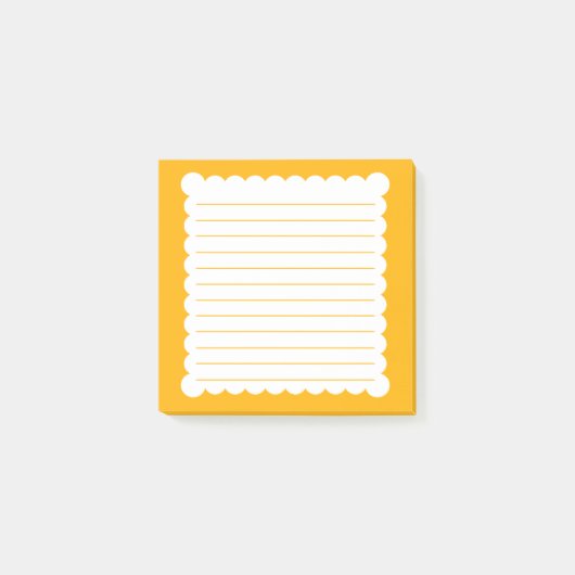 Helle Orange Post-it®-Hinweise Post-it Klebezettel (Vorderseite)