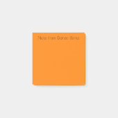 Helle Orange Post-it Klebezettel (Vorderseite)