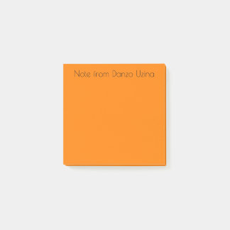 Helle Orange Post-it Klebezettel