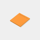 Helle Orange Post-it Klebezettel (angewinkelt)