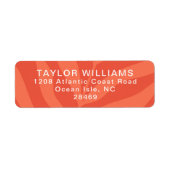 Helle Orange Simple Tropical Palm (Vorne)