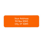 Helle Orange Solid Color (Vorne)