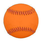 Helle Orange Solid Color Baseball (Rückseite)