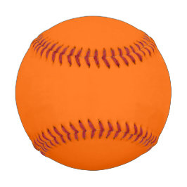Helle Orange Solid Color Baseball