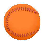 Helle Orange Solid Color Baseball (Vorderseite Links)