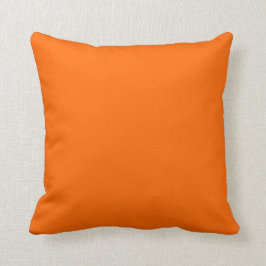 Helle Orange Solid Color Kissen