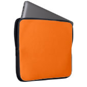 Helle Orange Solid Color Laptopschutzhülle (Vorne Rechts)