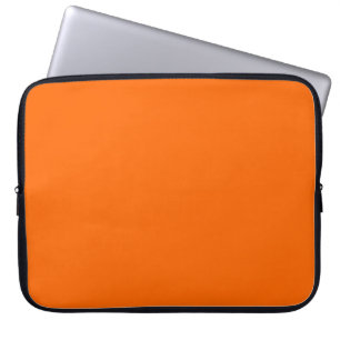 Helle Orange Solid Color Laptopschutzhülle