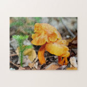 Helle Orange Wild Mushroom Familienlandschaft Puzzle (Horizontal)