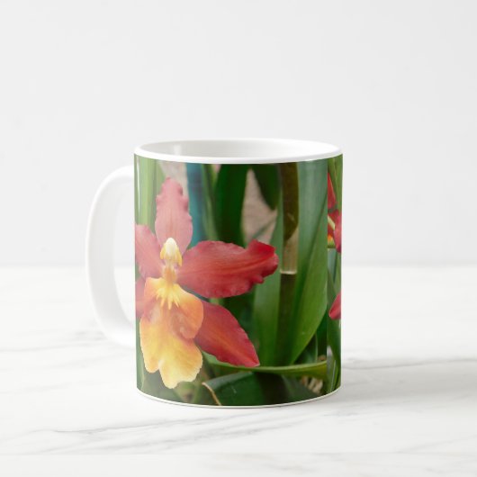 Helle Orchid-Tasse Kaffeetasse (Vorderseite Links)