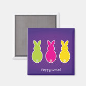 Helle Ostersonnige Silhouette Magnet (Vorderseite/Rückseite)