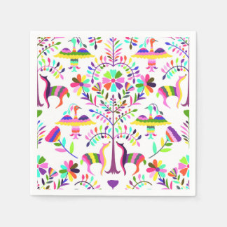 Helle Pastel Otomi Cocktail Napkins Serviette
