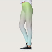 Helle Pastellfarben Gradient Blue Pink Green Leggings (Links)