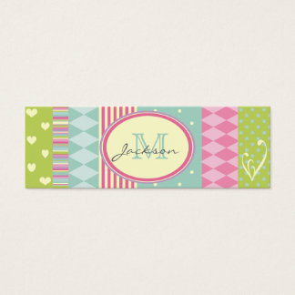 Helle Patchwork-artige, mehrgemusterte Ernennung