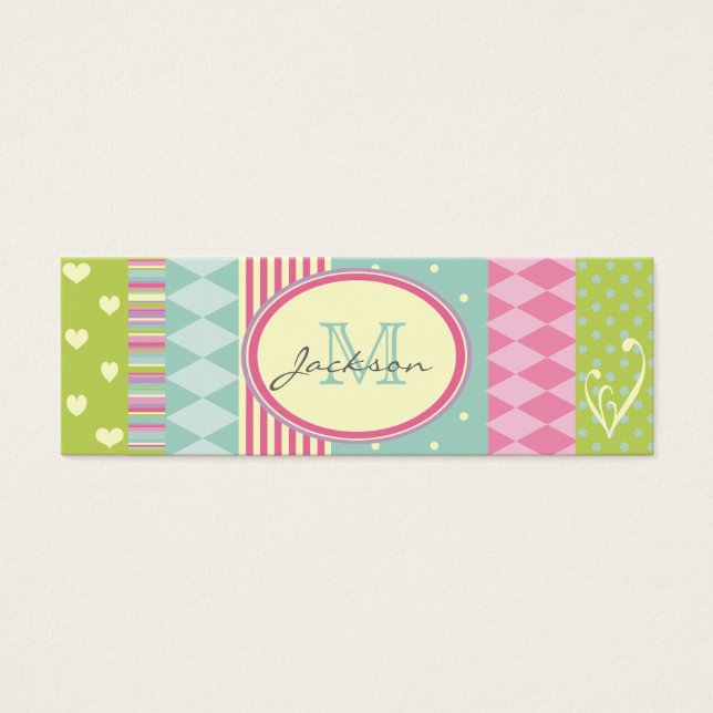 Helle Patchwork-artige, mehrgemusterte Ernennung (Vorderseite)