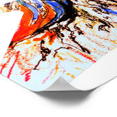 Helle Perspektive zeitgenössische Kunst Poster (Ecke)