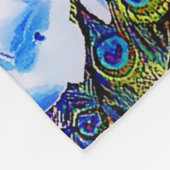 Helle Pfanne Fleecedecke (Ecke)